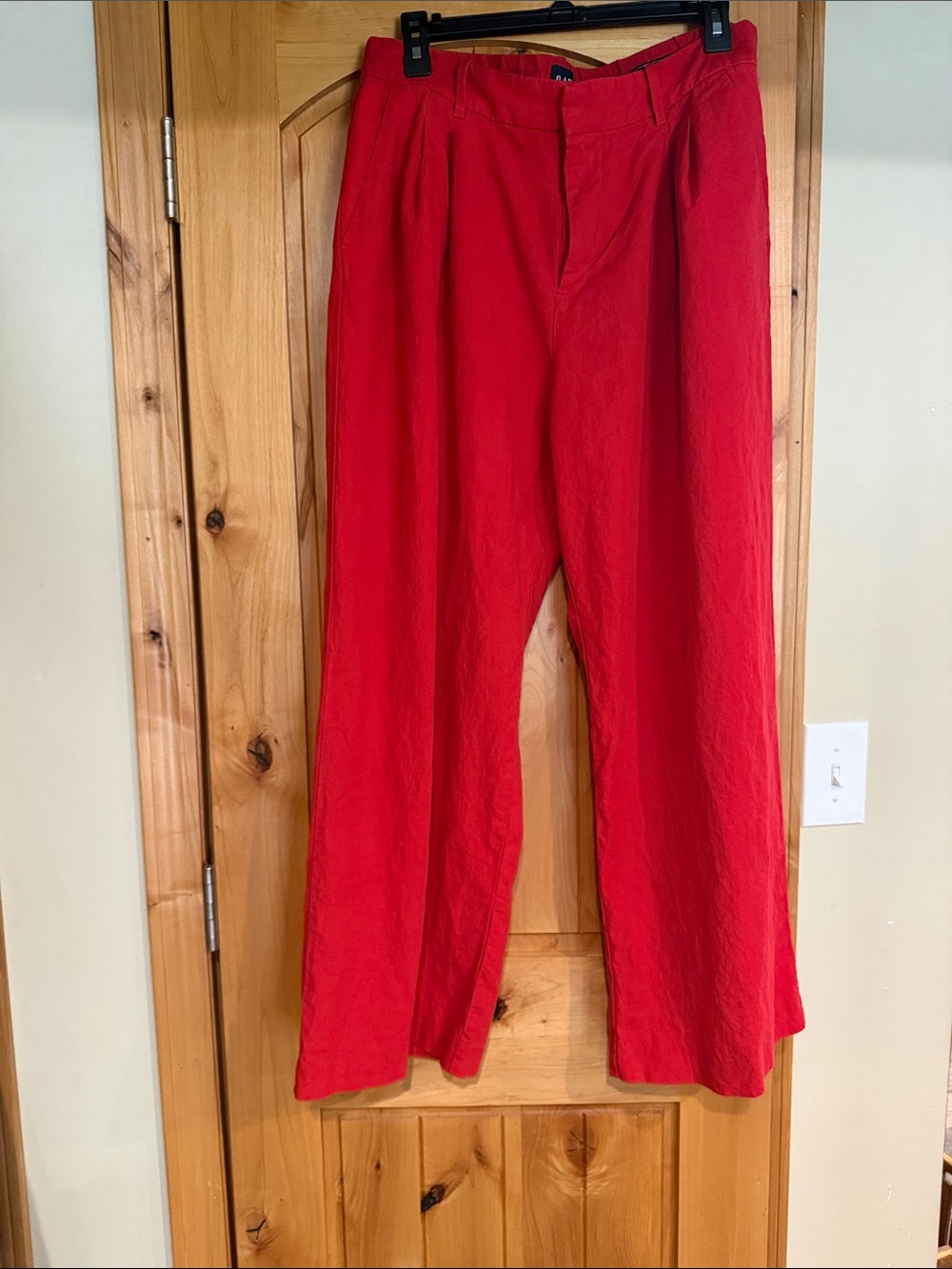 GAP 365 High Rise Linen-Blend Trousers - Picture 7 of 11
